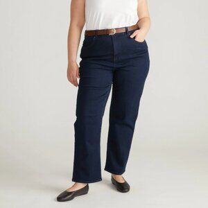 Universal Standard “Ella” Straight Leg Jeans High Waisted Size M 18-20 Balearic